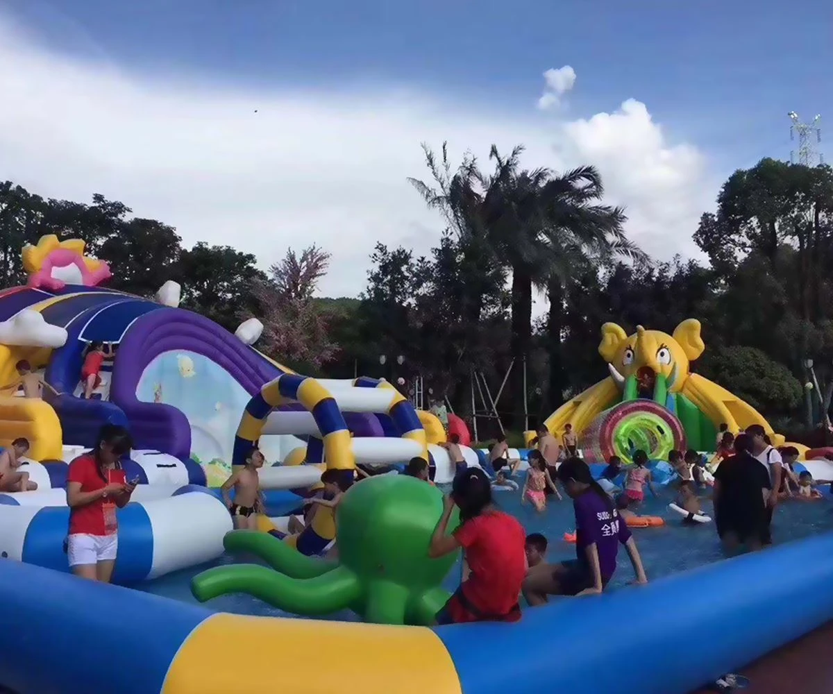Prilagojen napihljiv bazen Animal Kingdom Customized Animal Kingdom Portable Inflatable Pool