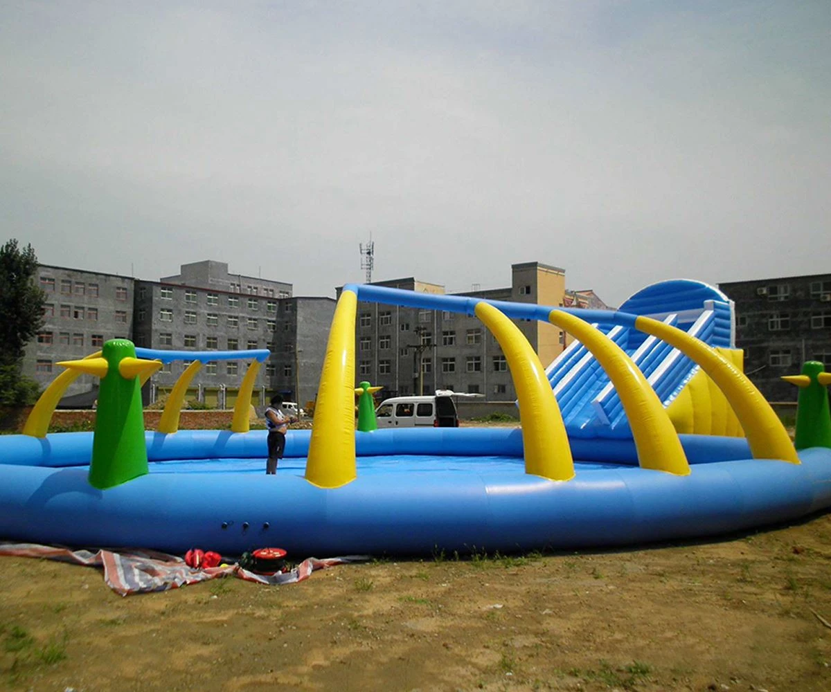 Ogromen zunanji prilagojen prenosni napihljivi bazen Giant Outdoor Customized Portable Inflatable Pool