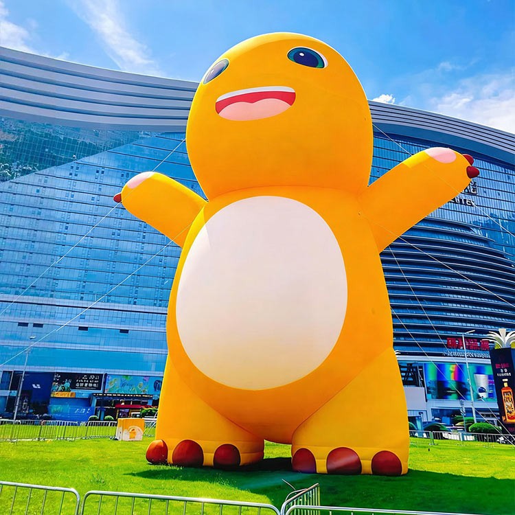 Inflatable Advertising Cute Cartoon Little Dragon Man suppliers